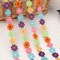 15 Yards Daisy Flower Lace Trim Embroidered Floral Lace Sewing Trim Ribbons for Embellishment Craft Dress Hair Accessories Decorations(Rainbow)